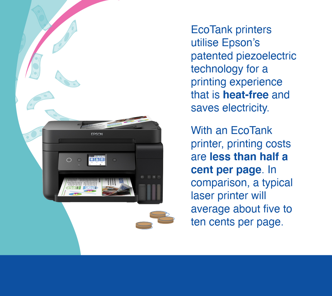 Epson EcoTank costs less than half a cent per page